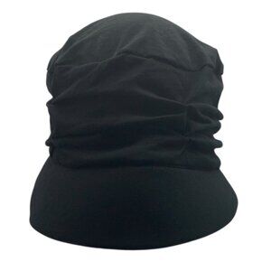 Cardani Black Cotton Sun Protection Bucket Hat S/M Headcovers